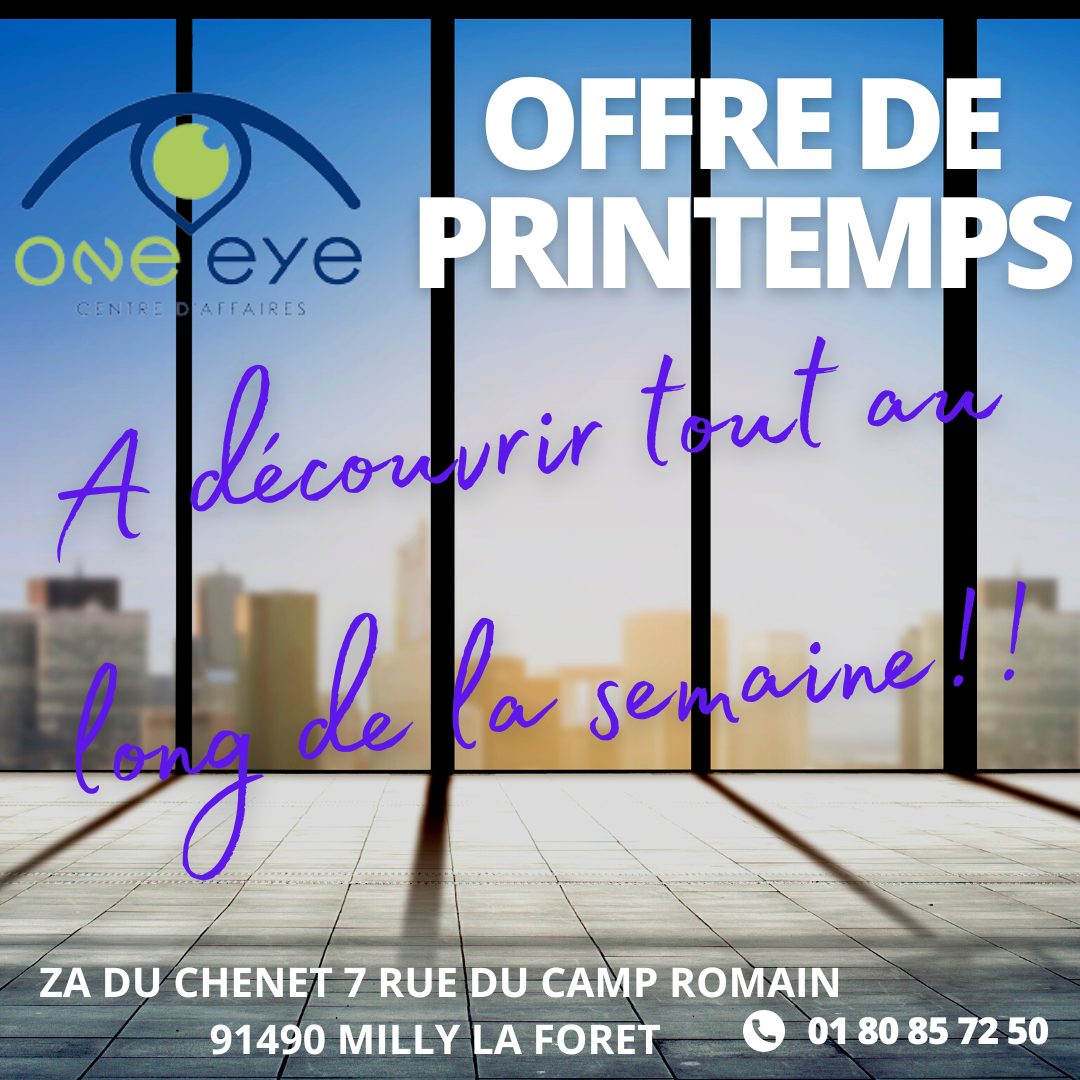 Offre de printemps!